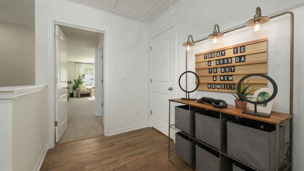 Furnished interior view inside a new home in Barrett Cove, Marietta (Image 8).