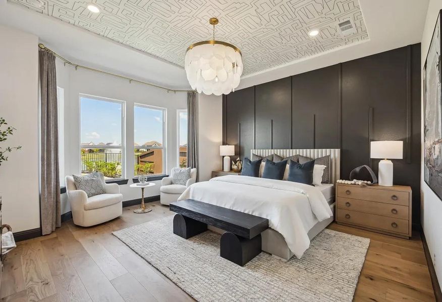 Furnished interior view inside a new home in WILDTREE 60', Montgomery (Image 7).