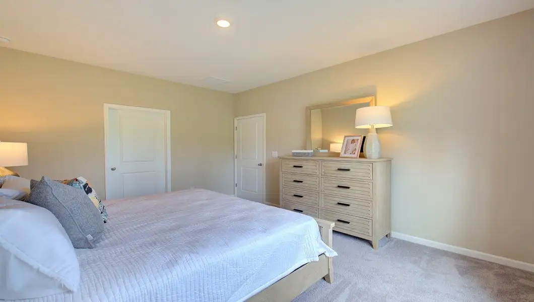 Furnished interior view inside a new home in Tap Root Farms, Fletcher (Image 18). Furnished interior view inside a new home in Tap Root Farms, Fletcher (Image 18).