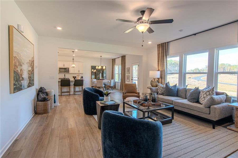 Furnished interior view inside a new home in , Locust Grove (Image 5).