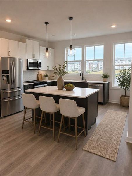 Furnished interior view inside a new home in Array, Atlanta (Image 3).