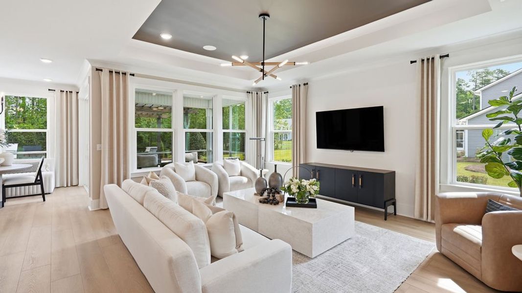 Representative furnished interior of a home built from the Mystique by Pulte Homes in Oakleaf Chase, Blythewood (Image 19).