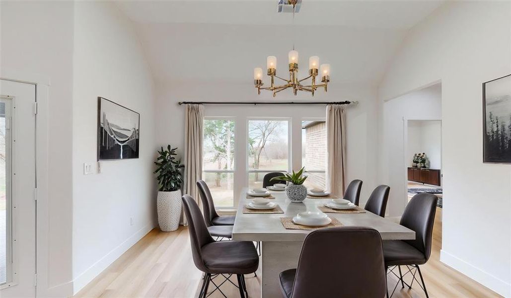 Furnished interior view inside a new home in , Greenville (Image 6).