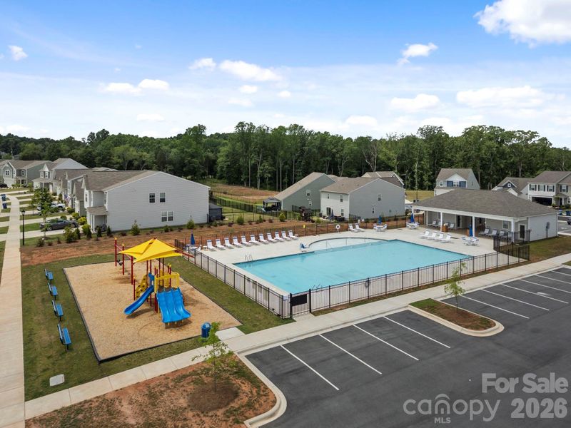 Outdoor Pool and Playground
