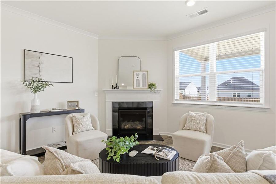 Furnished interior view inside a new home in Independence, Loganville (Image 9).