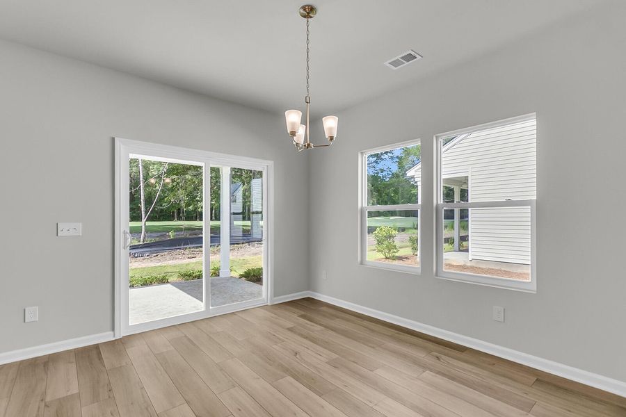 Spacious, unfurnished interior of a new home in Fairway Woods at Wyboo, Manning (Image 26). Spacious, unfurnished interior of a new home in Fairway Woods at Wyboo, Manning (Image 26).