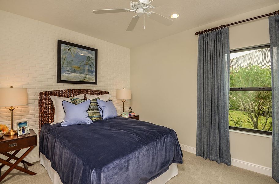 Representative furnished interior of a home built from the Fresh Spring by Neal Communities in Grand Park, Sarasota (Image 15).