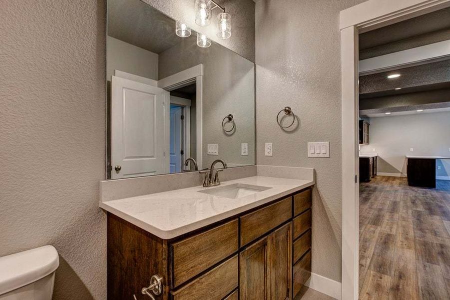 Bathroom in Optional Finished Basement - Not Actual Home - Finishes May Vary