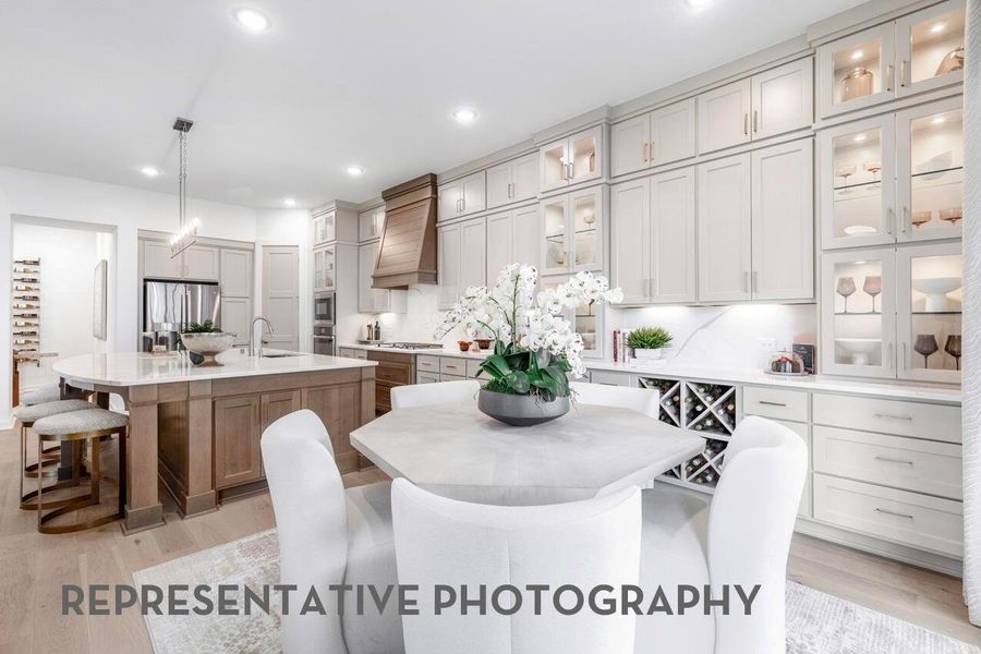 Furnished interior view inside a new home in Elyson, Katy (Image 32).