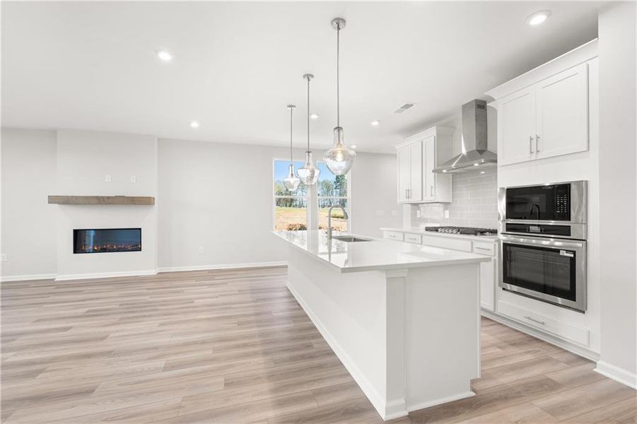Furnished interior view inside a new home in Lake Shore, Winder (Image 7).