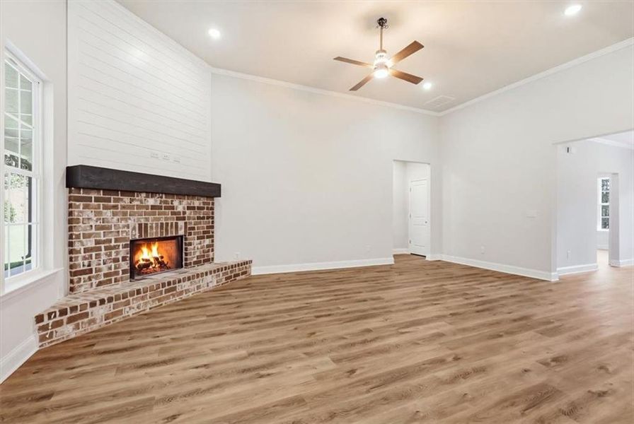 Spacious, unfurnished interior of a new home in , Monroe (Image 57).