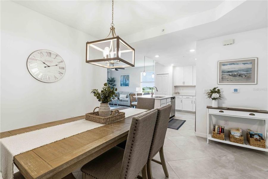 Furnished interior view inside a new home in Wellen Park Golf & Country Club, Venice (Image 26).