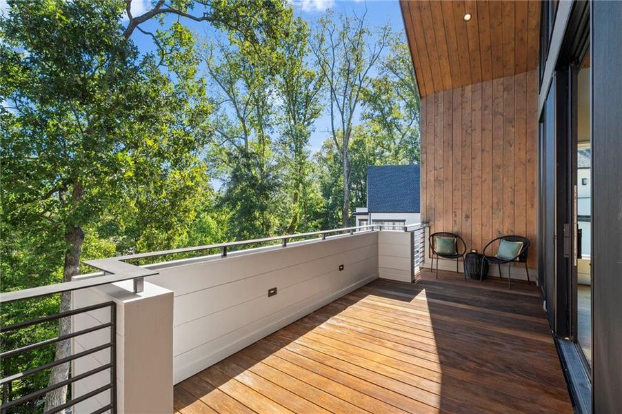 Exterior details and patio area of a home in , Atlanta (Image 3).