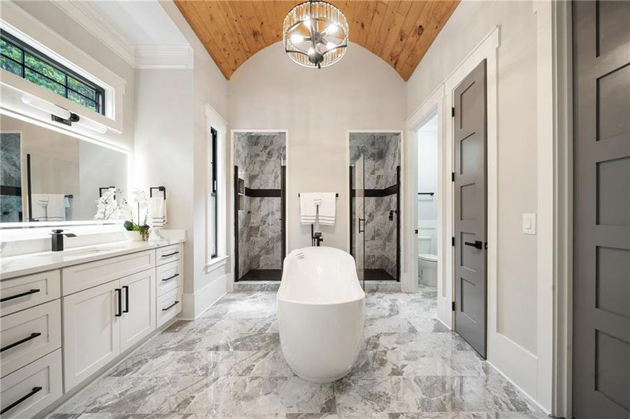 Furnished interior view inside a new home in , Dawsonville (Image 7).