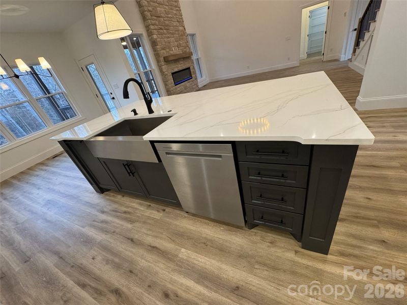 Close-up of interior finishes inside a home in , Hickory (Image 21).