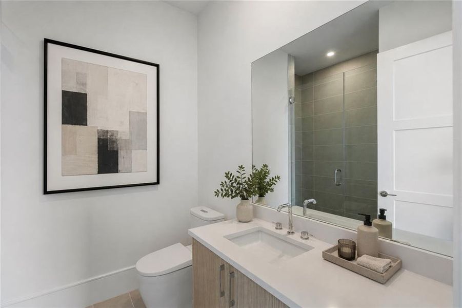 Furnished interior view inside a new home in The Dillon Buckhead, Atlanta (Image 11). Furnished interior view inside a new home in The Dillon Buckhead, Atlanta (Image 11).