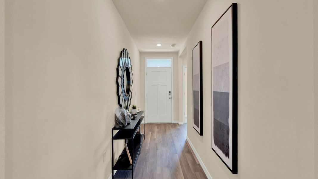 Representative furnished interior of a home built from the Lakeside by D.R. Horton in Sagewood, Apopka (Image 3).