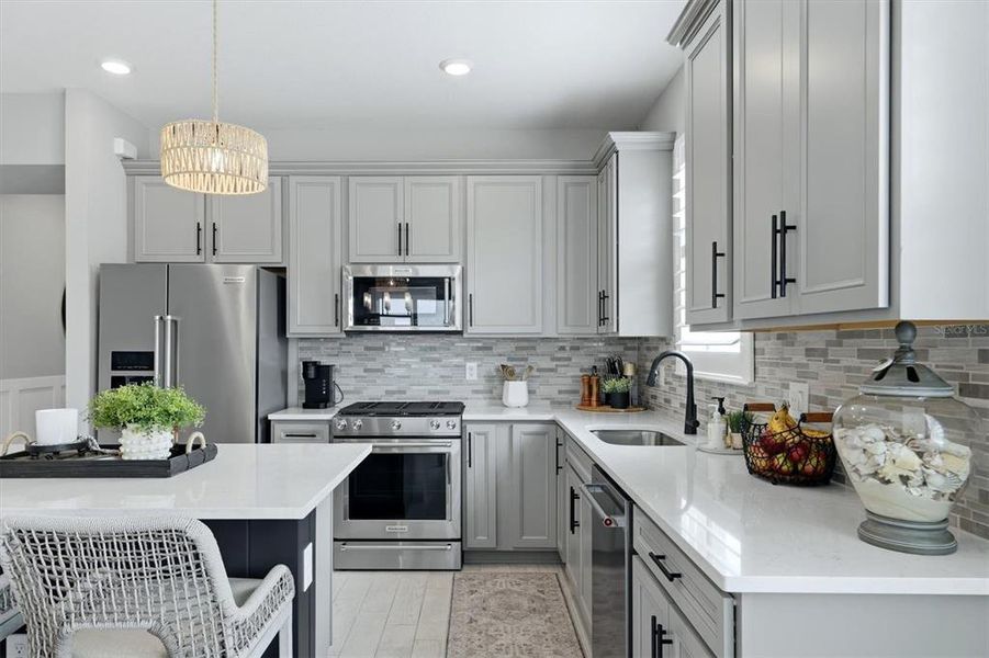 Furnished interior view inside a new home in , Parrish (Image 14).