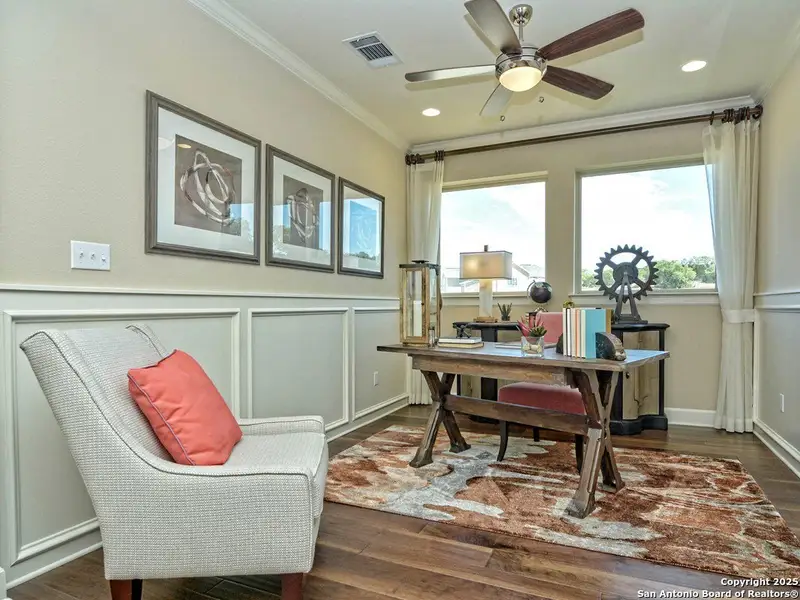 Furnished interior view inside a new home in Davis Ranch 50', San Antonio (Image 9).