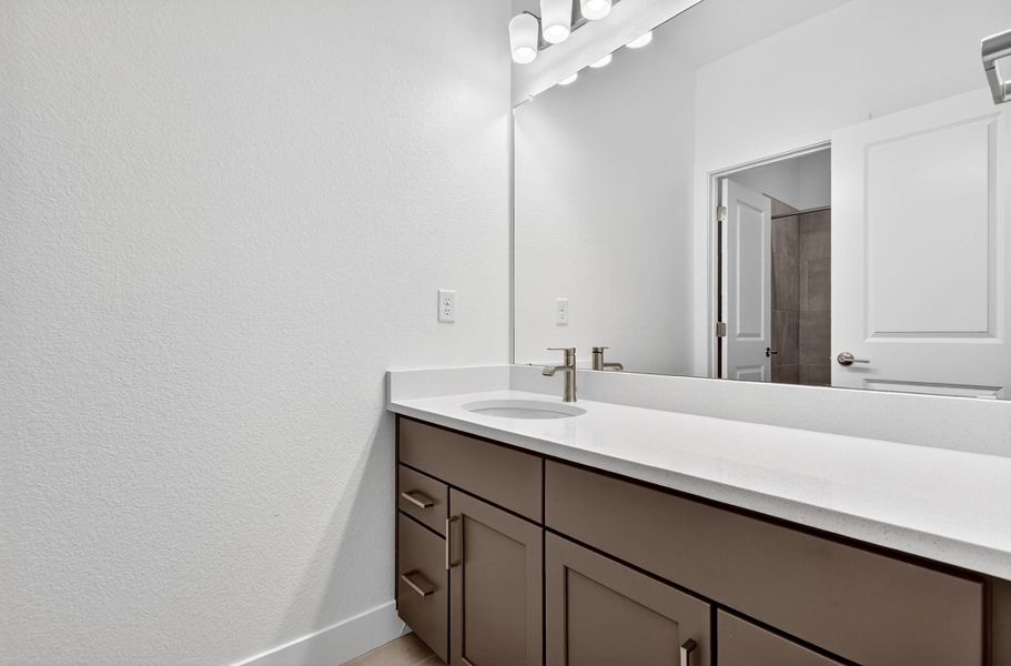 Furnished interior view inside a new home in Macanta Destination Collection, Castle Rock (Image 11).