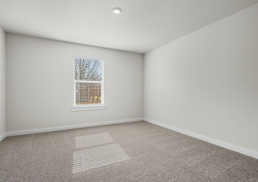 The secondary bedrooms are the perfect space for children's bedrooms and guest rooms.