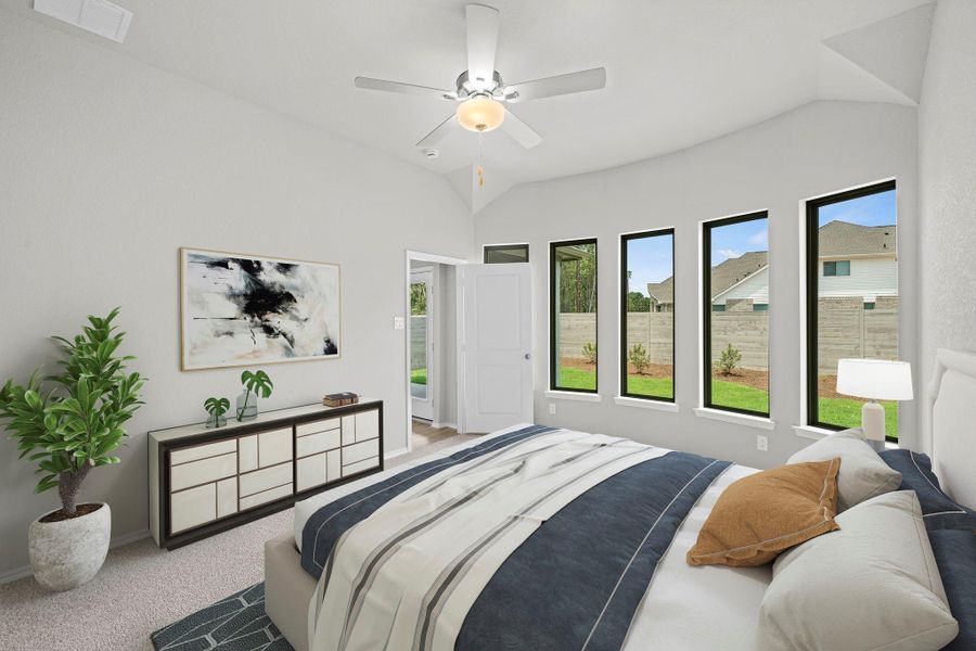 Furnished interior view inside a new home in Two Step Farm, Montgomery (Image 9). Furnished interior view inside a new home in Two Step Farm, Montgomery (Image 9).