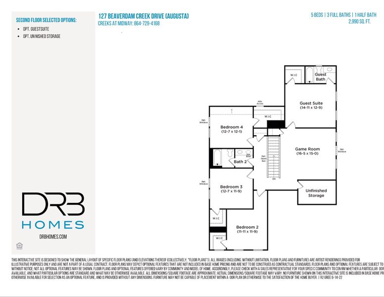 2D floor plan layout of this home in Creeks at Midway, Anderson, SC (Image 5). 2D floor plan layout of this home in Creeks at Midway, Anderson, SC (Image 5).