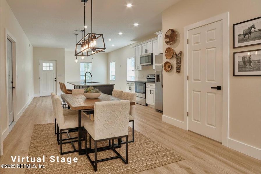 Furnished interior view inside a new home in , Jacksonville (Image 31). Furnished interior view inside a new home in , Jacksonville (Image 31).