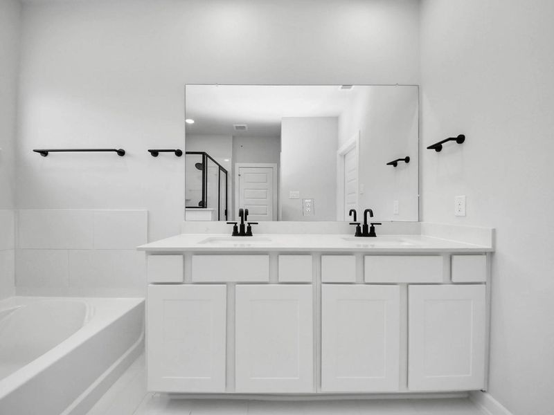 Furnished interior view inside a new home in River Ranch Meadows, Dayton (Image 15).