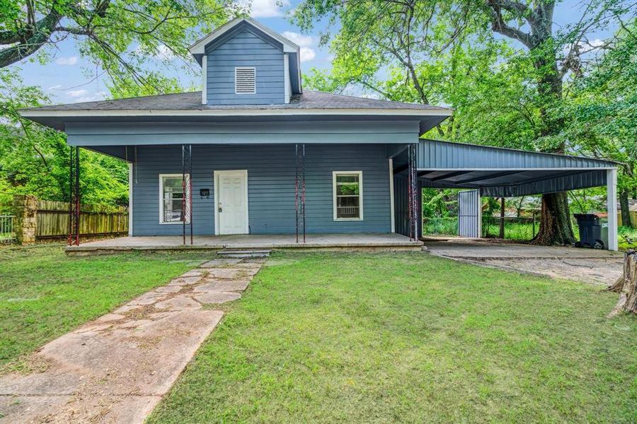 View of front of property featuring a porch View of front of property featuring a porch