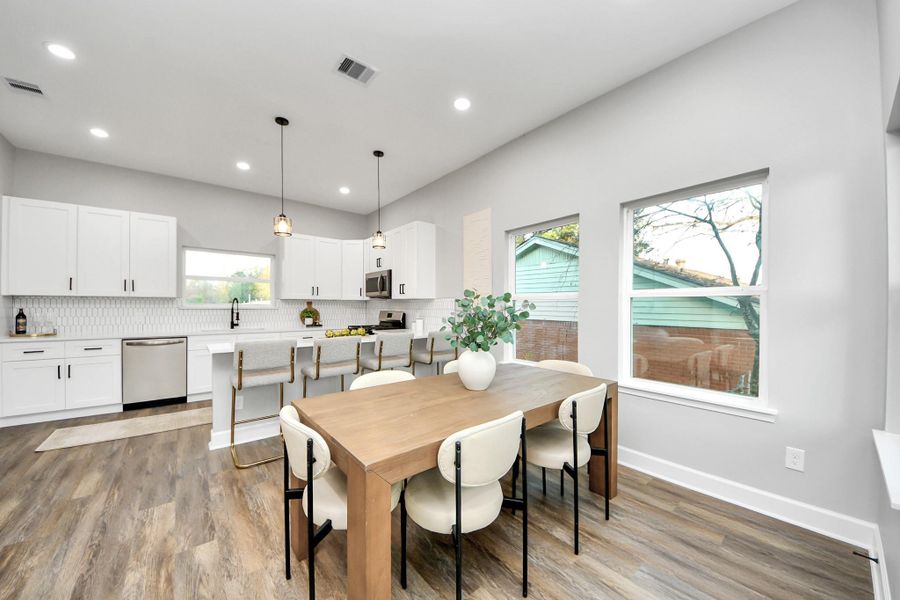 Furnished interior view inside a new home in , Houston (Image 17).