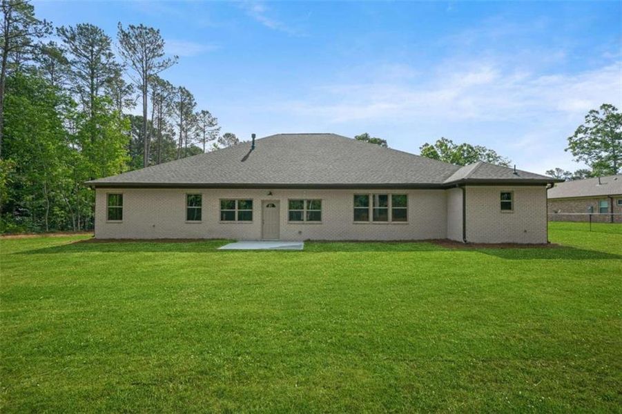 Exterior details and patio area of a home in , Conyers (Image 24).