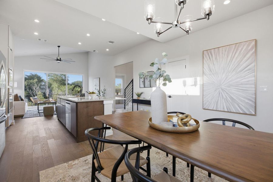 Furnished interior view inside a new home in , Austin (Image 12).