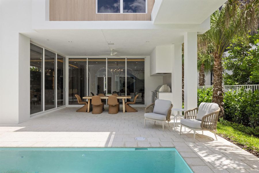 Exterior details and patio area of a home in , Delray Beach (Image 26).