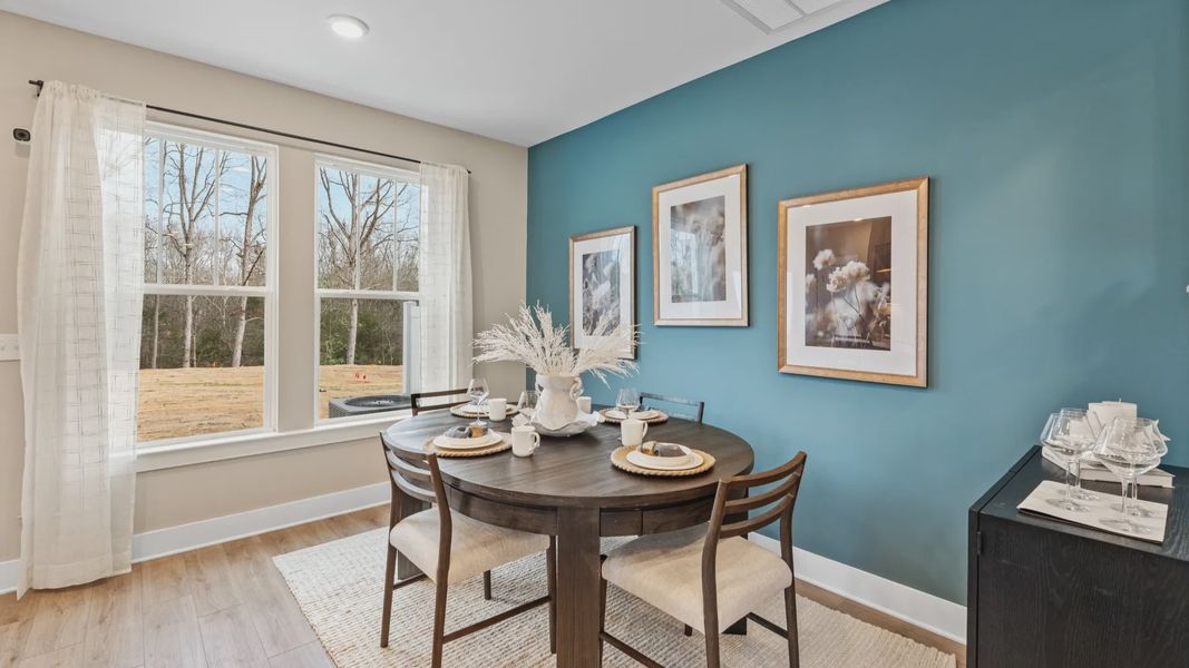 Luxe 2 story townhomes with garage,  elevated ceilings, walk-in closets, & 9-foot kitchen island near Downtown Greenville, SC