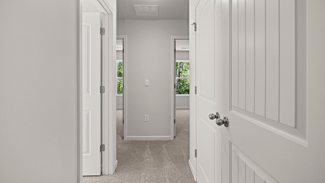 Spacious, unfurnished interior of a new home in Waypoint, Flowery Branch (Image 21).