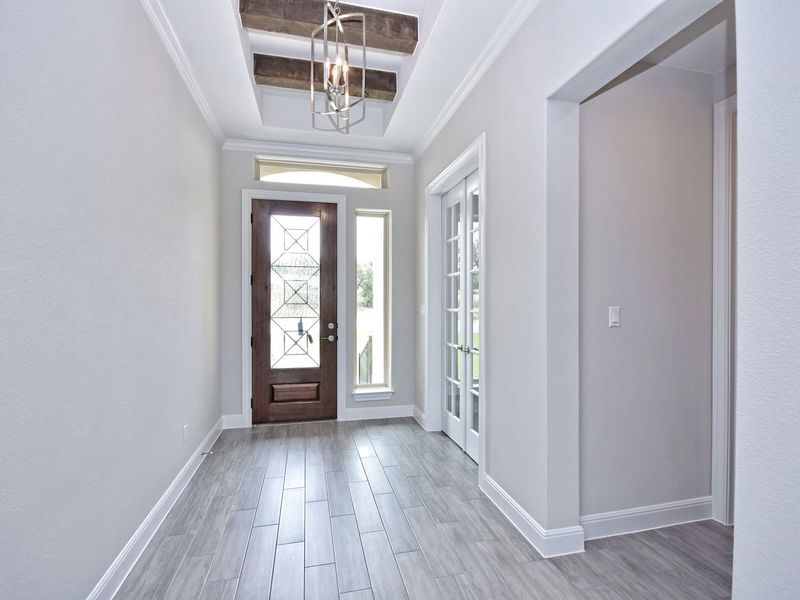 Representative unfurnished interior of a home built from the Catalina by Giddens Homes in Clearwater Ranch, Liberty Hill (Image 124).