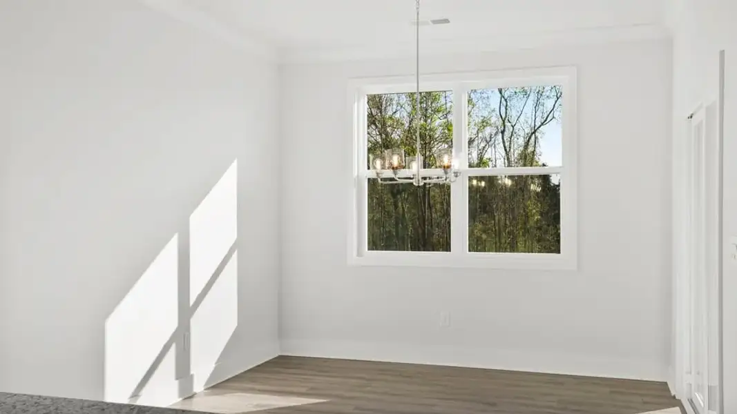 Representative unfurnished interior of a home built from the Bristol by D.R. Horton in Spring Ridge Reserve, Anderson (Image 31).