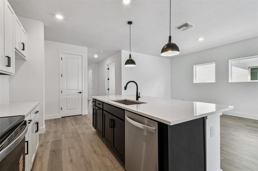 Furnished interior view inside a new home in The Peninsula at Rhodine Lake, Riverview (Image 7).