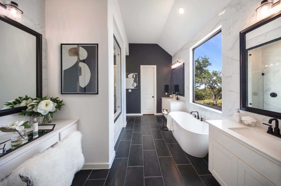 Representative Primary Bathroom - some options shown