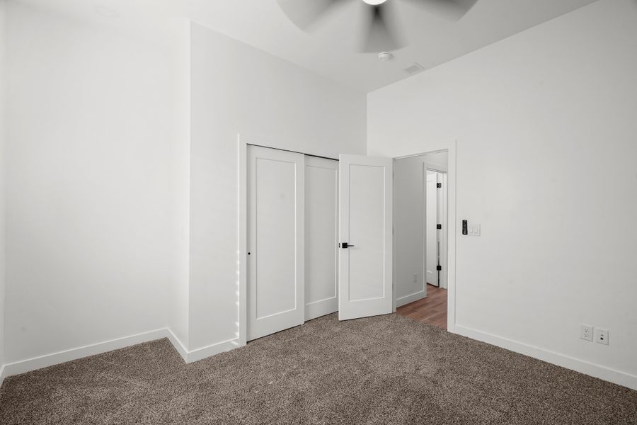 Representative unfurnished interior of a home built from the Torrey Pines 4BDR by LEH. Homes in Painted Sky, El Paso (Image 25). Representative unfurnished interior of a home built from the Torrey Pines 4BDR by LEH. Homes in Painted Sky, El Paso (Image 25).