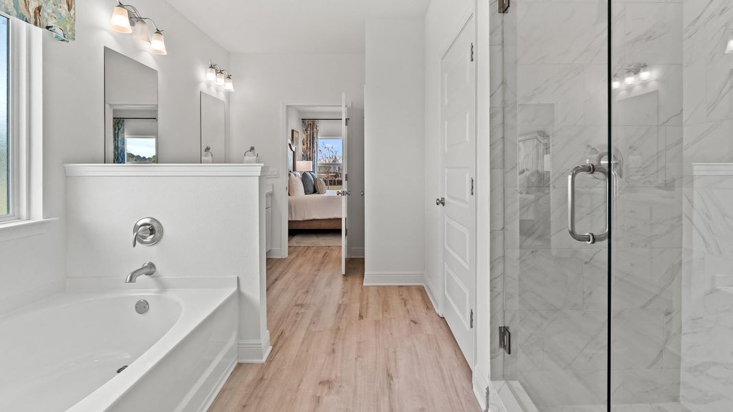 Representative furnished interior of a home built from the McKenzie by D.R. Horton in Holley Grove at Peach Creek - Waterfront Homes, Santa Rosa Beach (Image 18).