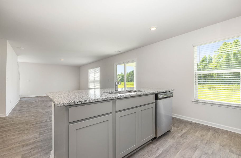 Representative furnished interior of a home built from the PENWELL by D.R. Horton in South Haven, Camden (Image 12).