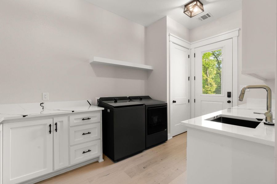 Furnished interior view inside a new home in , Montgomery (Image 38).