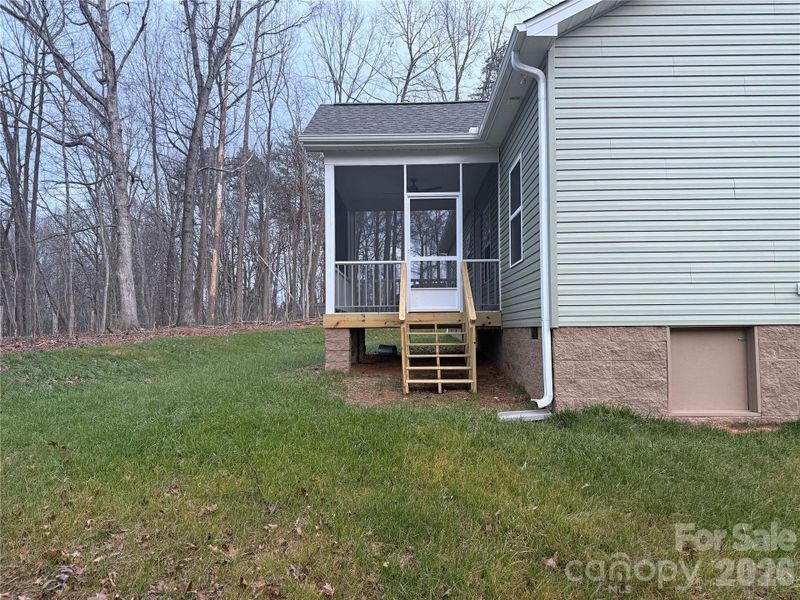 Exterior details and patio area of a home in , Statesville (Image 14).