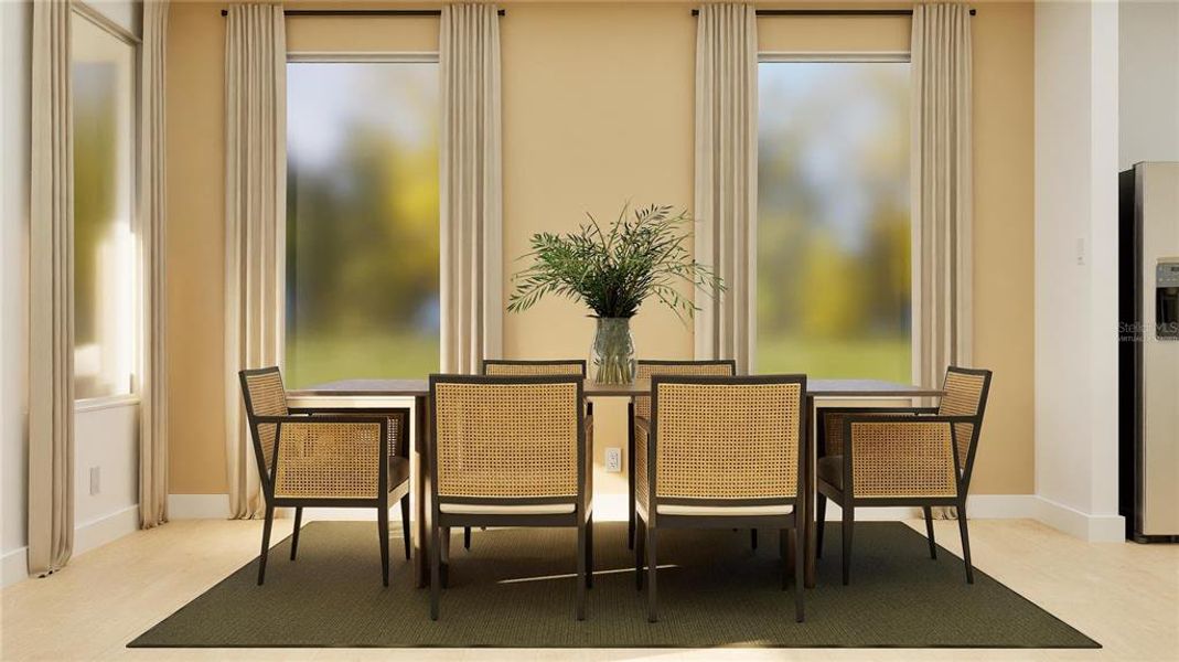 Furnished interior view inside a new home in , Clermont (Image 5).