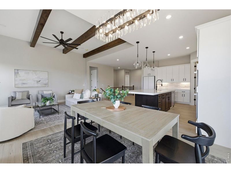 Furnished interior view inside a new home in , Berthoud (Image 17).
