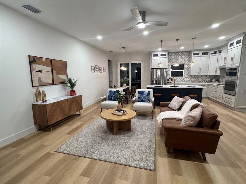 Furnished interior view inside a new home in , Hernando Beach (Image 26). Furnished interior view inside a new home in , Hernando Beach (Image 26).