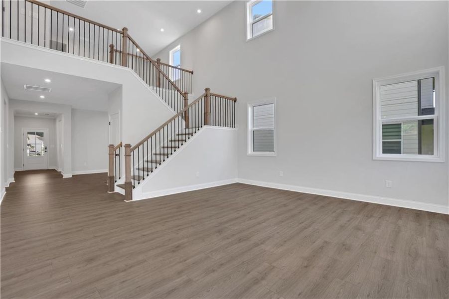 Spacious, unfurnished interior of a new home in The Paddocks at Doc Hughes, Buford (Image 44).