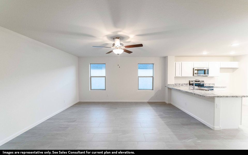 Representative unfurnished interior of a home built from the Frio by CastleRock Communities in Rancho Santa Rosa, Maricopa (Image 11). Representative unfurnished interior of a home built from the Frio by CastleRock Communities in Rancho Santa Rosa, Maricopa (Image 11).